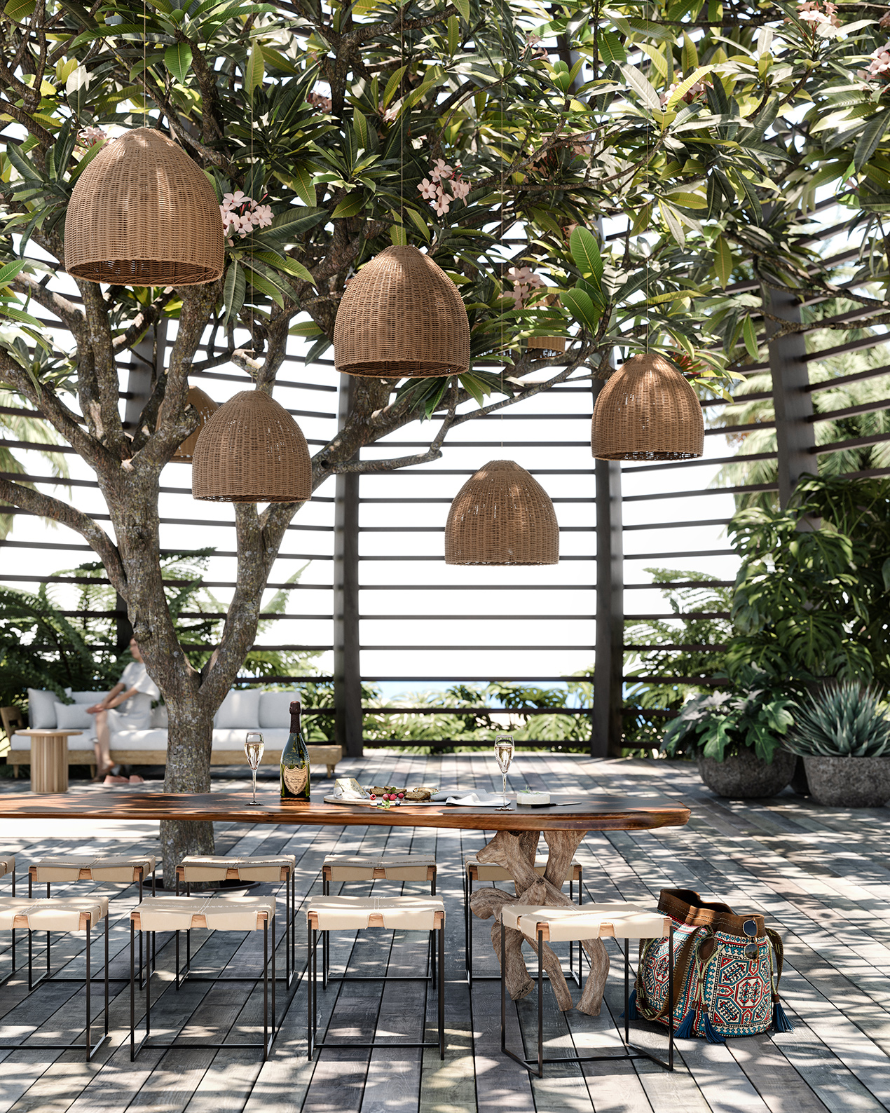 WORK2001 Beach Club V02 Large Pod