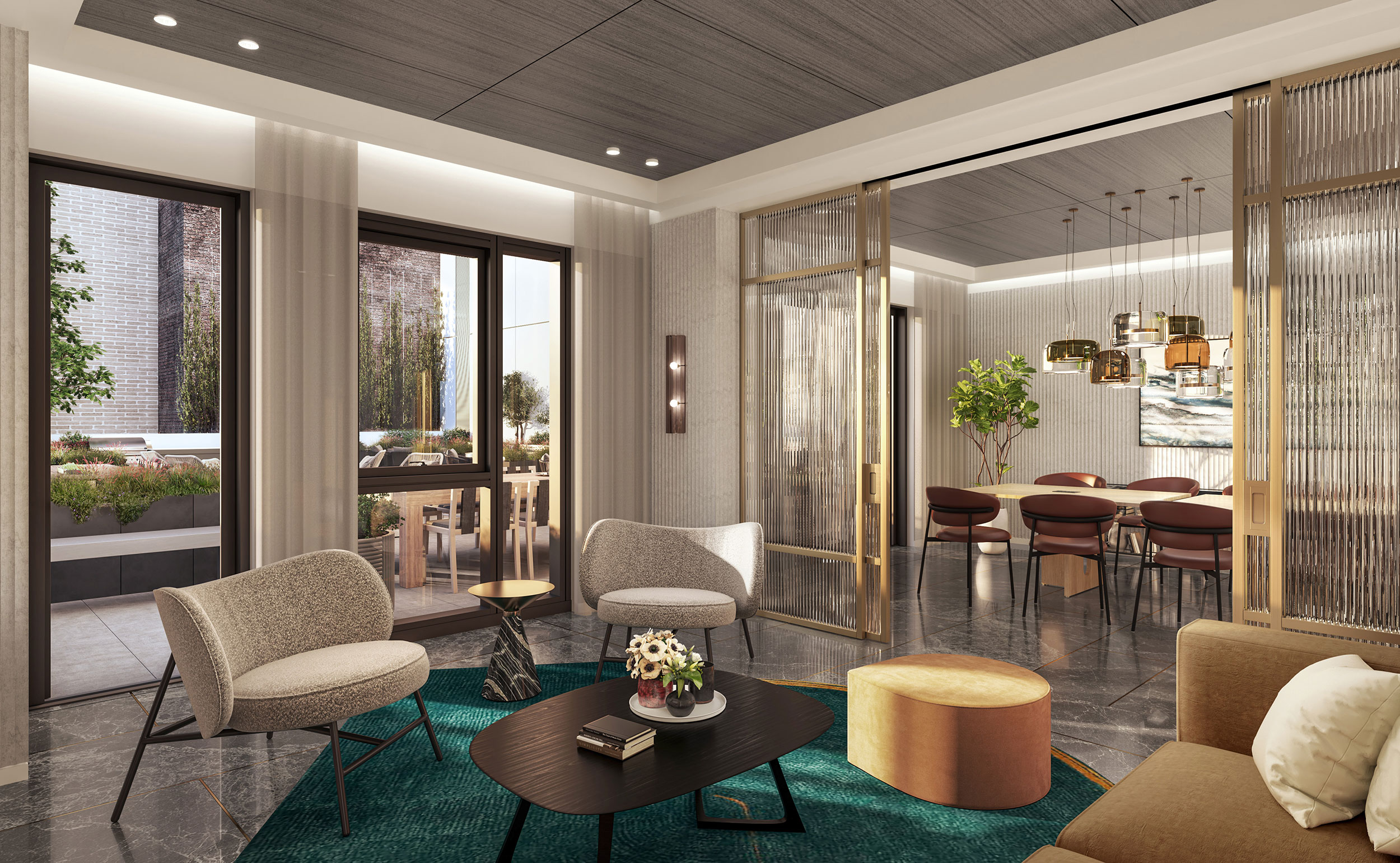 211109 Amenities Lounge 5P Trellis Opt 1